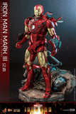 Hot Toys Marvel Comics Iron Man (2008) Iron Man Mark III (2.0) Diecast 1/6 Scale 12" Collectible Figure