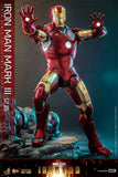 Hot Toys Marvel Comics Iron Man (2008) Iron Man Mark III (2.0) Diecast 1/6 Scale 12" Collectible Figure