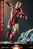 Hot Toys Marvel Comics Iron Man (2008) Iron Man Mark III (2.0) Diecast 1/6 Scale 12" Collectible Figure
