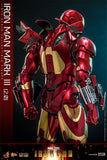 Hot Toys Marvel Comics Iron Man (2008) Iron Man Mark III (2.0) Diecast 1/6 Scale 12" Collectible Figure