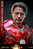 Hot Toys Marvel Comics Iron Man (2008) Iron Man Mark III (2.0) Diecast 1/6 Scale 12" Collectible Figure