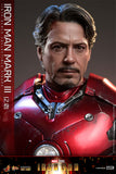 Hot Toys Marvel Comics Iron Man (2008) Iron Man Mark III (2.0) Diecast 1/6 Scale 12" Collectible Figure