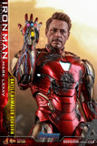 Hot Toys Marvel Comics Avengers Endgame Iron Man Mark LXXXV (Battle Damaged Version) Diecast 1/6 Scale Collectible Figure