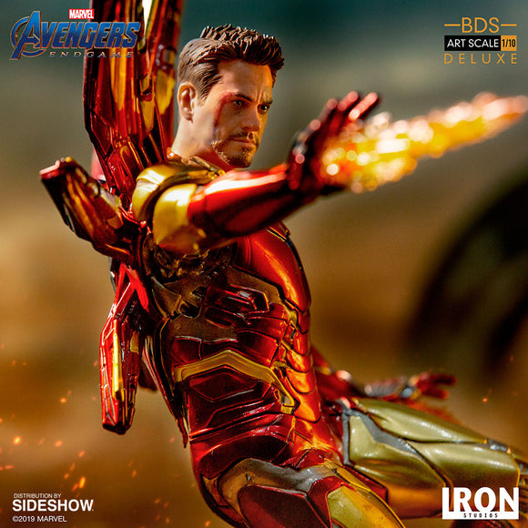 Iron Studio Marvle Avengers Endgame Battle Diorama Series Iron Man Mark LXXXV 1:10 Deluxe Art Scale Limited Edition Statue