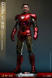 Hot Toys Marvel Comics The Avengers Iron Man Mark VI (2.0) with Suit-Up Gantry Diecast 1/6 Scale 12" Collectible Figure Set