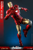 Hot Toys Marvel Comics The Avengers Iron Man Mark VI (2.0) Diecast 1/6 Scale 12" Collectible Figure