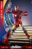 Hot Toys Marvel Comics The Avengers Iron Man Mark VI (2.0) Diecast 1/6 Scale 12" Collectible Figure