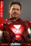 Hot Toys Marvel Comics The Avengers Iron Man Mark VI (2.0) Diecast 1/6 Scale 12" Collectible Figure