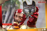 Hot Toys Marvel Iron Man 3 Iron Man Mark XLII 1/4 Quarter Scale Figure (Deluxe Version) Reissue