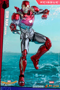 Hot Toys Marvel Comics Spider-Man Homecoming Iron Man Mark XLVII Diecast Reissue  1/6 Scale Collectible Figure