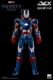 Threezero Marvel Avengers Infinity Saga Iron Patriot DLX 1/12 Scale Die-Cast Action Figure