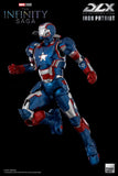 Threezero Marvel Avengers Infinity Saga Iron Patriot DLX 1/12 Scale Die-Cast Action Figure