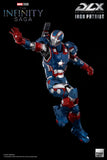 Threezero Marvel Avengers Infinity Saga Iron Patriot DLX 1/12 Scale Die-Cast Action Figure