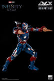 Threezero Marvel Avengers Infinity Saga Iron Patriot DLX 1/12 Scale Die-Cast Action Figure