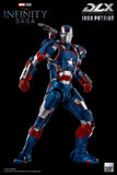 Threezero Marvel Avengers Infinity Saga Iron Patriot DLX 1/12 Scale Die-Cast Action Figure