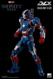 Threezero Marvel Avengers Infinity Saga Iron Patriot DLX 1/12 Scale Die-Cast Action Figure