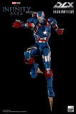 Threezero Marvel Avengers Infinity Saga Iron Patriot DLX 1/12 Scale Die-Cast Action Figure