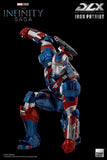 Threezero Marvel Avengers Infinity Saga Iron Patriot DLX 1/12 Scale Die-Cast Action Figure