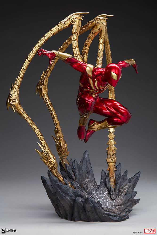 Sideshow Marvel Comics Spider Man Iron Spider Premium Format
