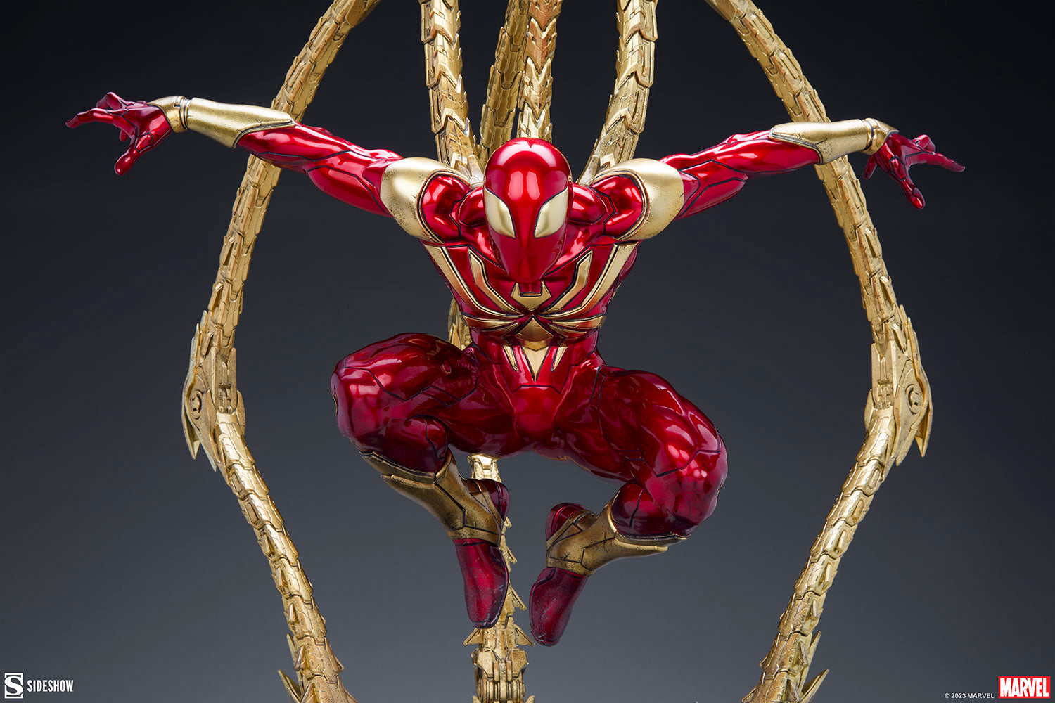 Sideshow Marvel Comics Spider-Man Iron Spider Premium Format