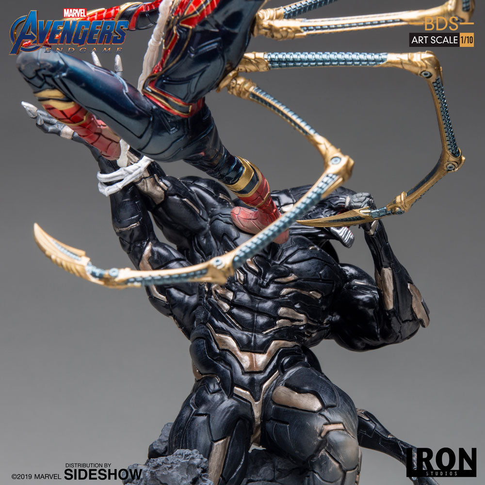 Iron Studios Marvel Comics Avengers Endgame Iron Spider VS