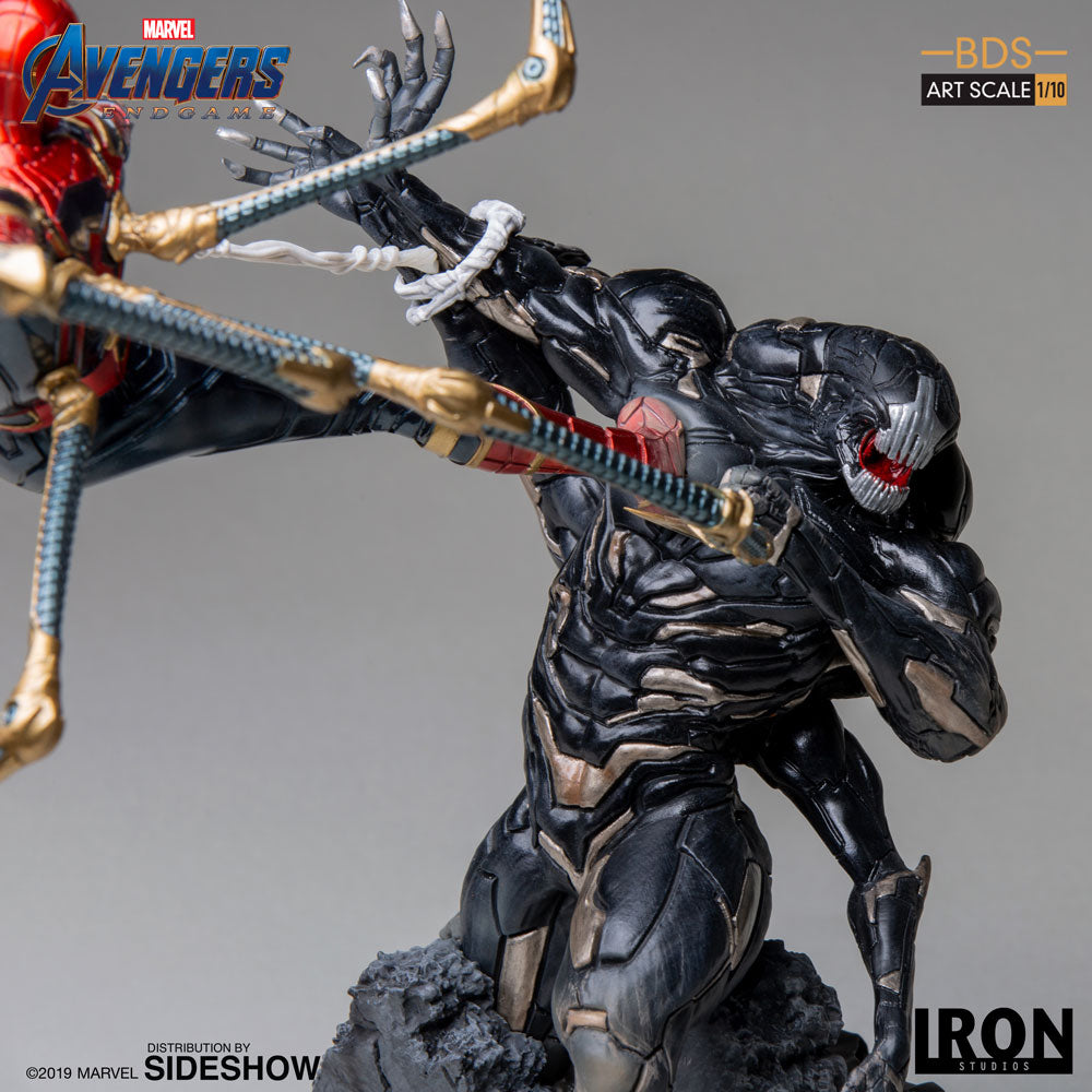 Iron Studios Marvel Comics Avengers Endgame Iron Spider VS