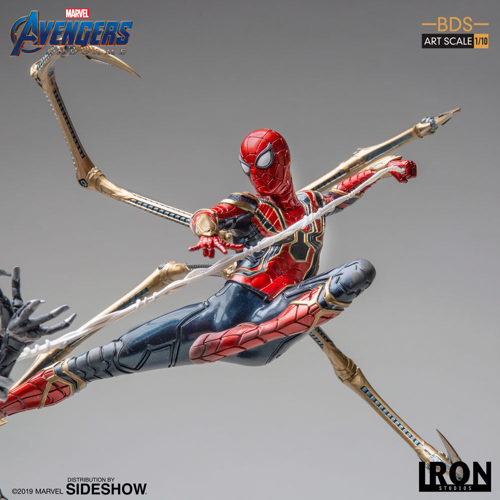 Iron Studios Marvel Comics Avengers Endgame Iron Spider VS