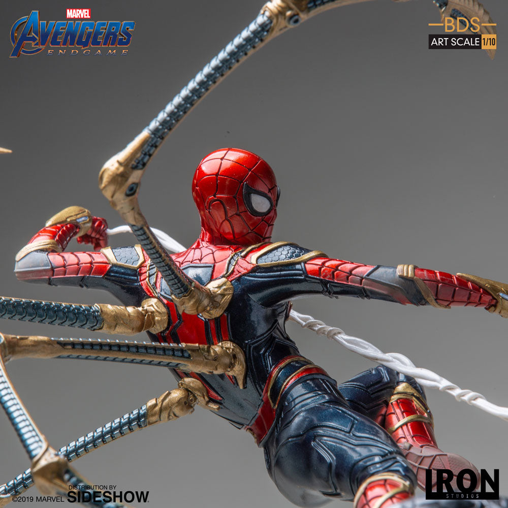 Iron Studios Marvel Comics Avengers Endgame Iron Spider VS