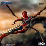 Iron Studios Marvel Comics Avengers Endgame Iron Spider VS Outrider Art Scale 1/10 Battle Diorama Series Statue