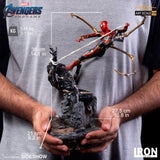 Iron Studios Marvel Comics Avengers Endgame Iron Spider VS Outrider Art Scale 1/10 Battle Diorama Series Statue