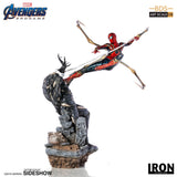 Iron Studios Marvel Comics Avengers Endgame Iron Spider VS Outrider Art Scale 1/10 Battle Diorama Series Statue