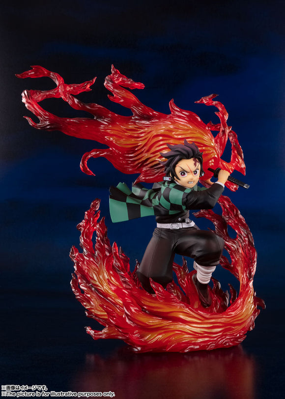 Bandai Demon Slayer Kimetsu no Yaiba Figuarts ZERO Kamado Tanjiro (Hinokami Kagura) PVC Statue