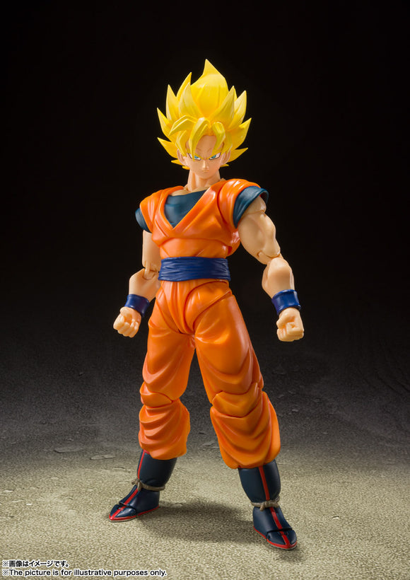 Bandai S.H.Figuarts Dragon Ball Z Super Saiyan Full Power Goku Action Figure