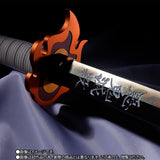 Bandai Tamashii Nations Demon Slayer Kimetsu no Yaiba Proplica Kyojuro Rengoku's Nichirin Sword Full Size Prop Replica