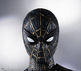 Bandai S.H.Figuarts Spider-Man No Way Home Spider-Man (Black & Gold Suit) Special Set with First Run Bonuses