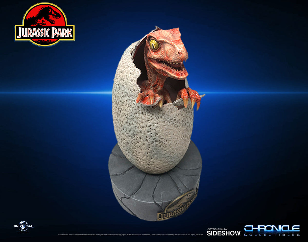 Chronicle Collectibles Jurassic Park Hatching Baby Raptor Prop Replica ...