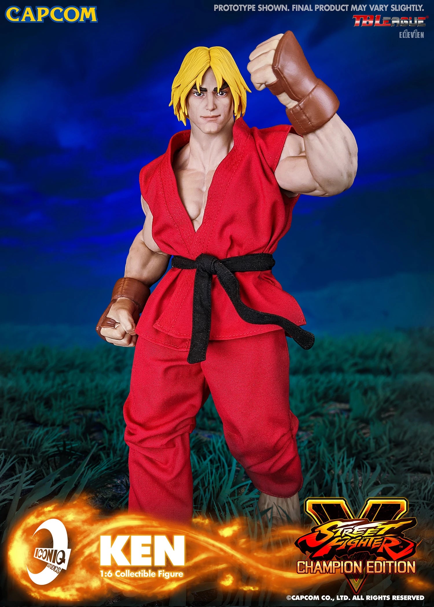 Iconiq Studios Street Fighter V Iconiq Gaming Series Ken Masters 1