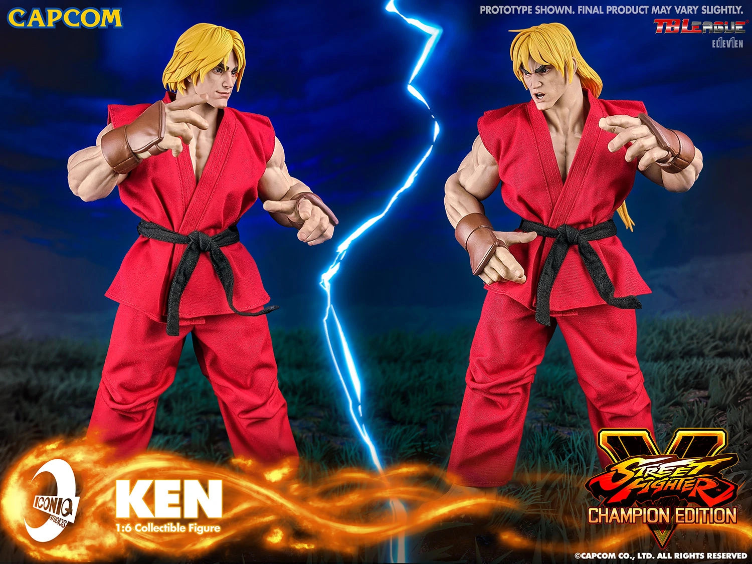 Iconiq Studios Street Fighter V Iconiq Gaming Series Ken Masters 1