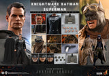 Hot Toys DC Zack Snyder’s Justice League TMS038 Batman (Knightmare) and Superman (Black Suit) 1/6 Scale Collectible Figure Set