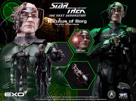 EXO-6 Star Trek: The Next Generation Locutus of Borg (Picard) 1/6 Scale 12