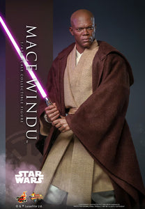 Hot Toys Star Wars Episode II: Attack of the Clones Mace Windu 1/6 Scale 12" Collectible Figure