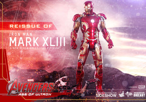 Hot Toys Marvel Avengers Age of Ultron Iron Man Mark XLIII Diecast 1/6 Scale Collectible Figure