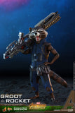 Hot Toys Marvel Avengers Infinity War Groot & Rocket 1/6 Scale Figure Set