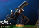 Hot Toys Marvel Avengers Infinity War Groot & Rocket 1/6 Scale Figure Set