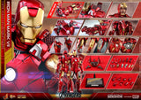 Hot Toys Marvel The Avengers Iron Man Mark VII Diecast 1/6 Scale Action Figure