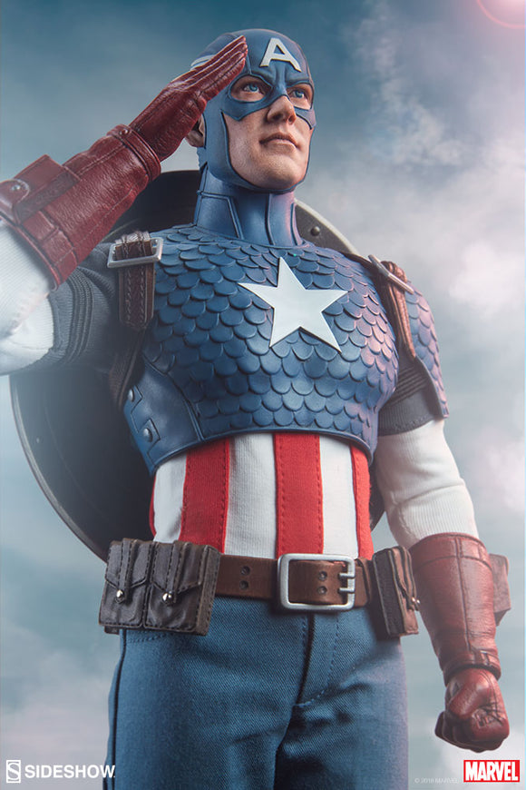 Sideshow Marvel Comics Captain America 1/6 Scale 12