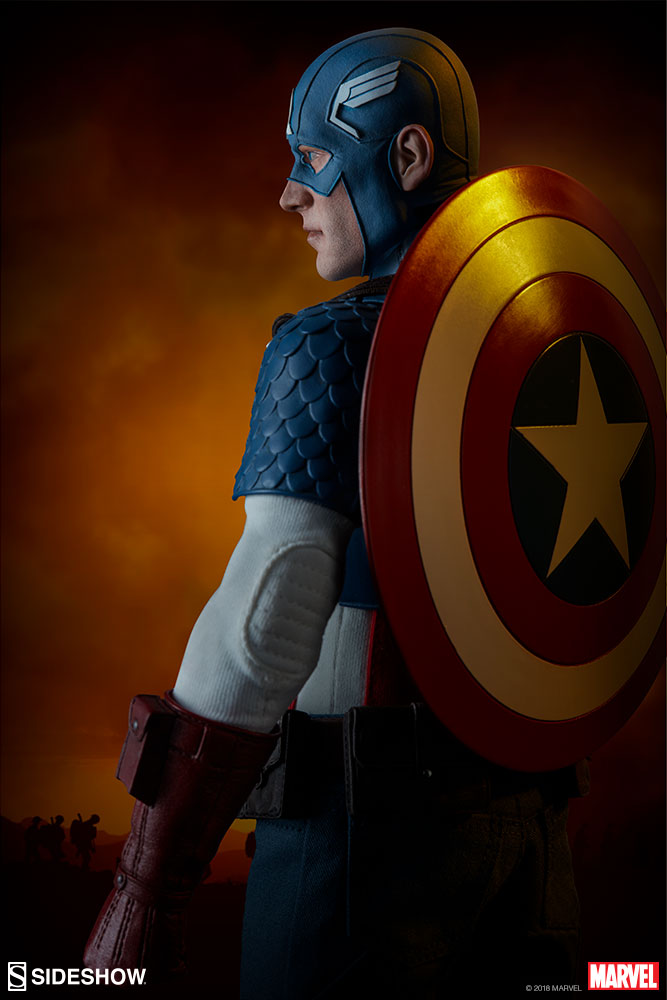 Sideshow Marvel Comics Captain America 1/6 Scale 12