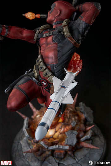 Deadpool Strikes a Pinup Pose for Heat-Seeker Premium Format Figure Deadpool Strikes a Pinup Pose for Heat-Seeker Premium Format Figure