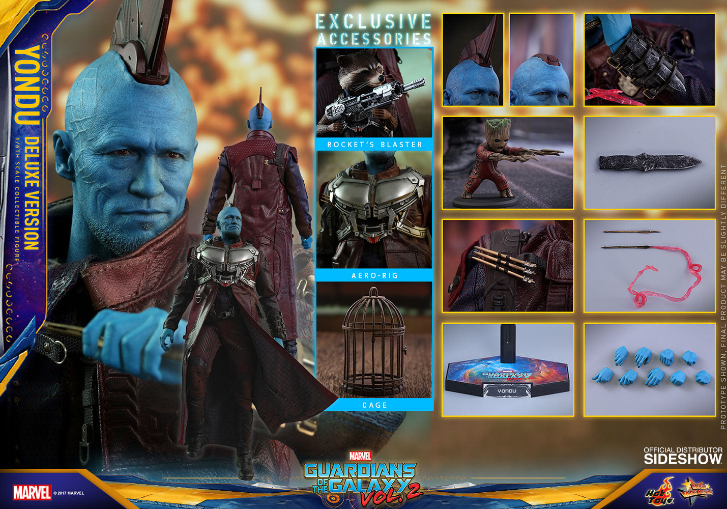 Hot Toys Marvel Guardians of The Galaxy Vol. 2 Yondu (Dexlue
