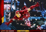 Hot Toys Marvel Iron Man 2 Iron Man Mark IV Diecast Figure with Suit-up Gantry 1/6 Scale Figure Set